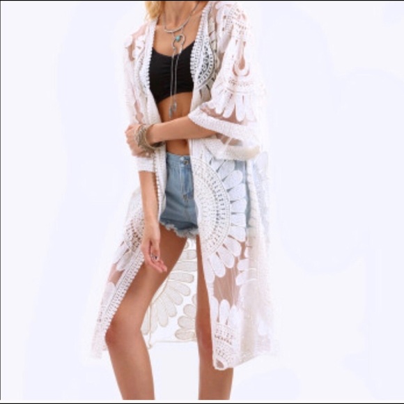 Boutique Other - Mesh Kimono